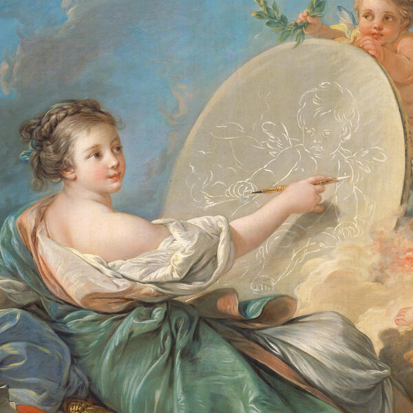 François Boucher: Allegory of Painting, 1765